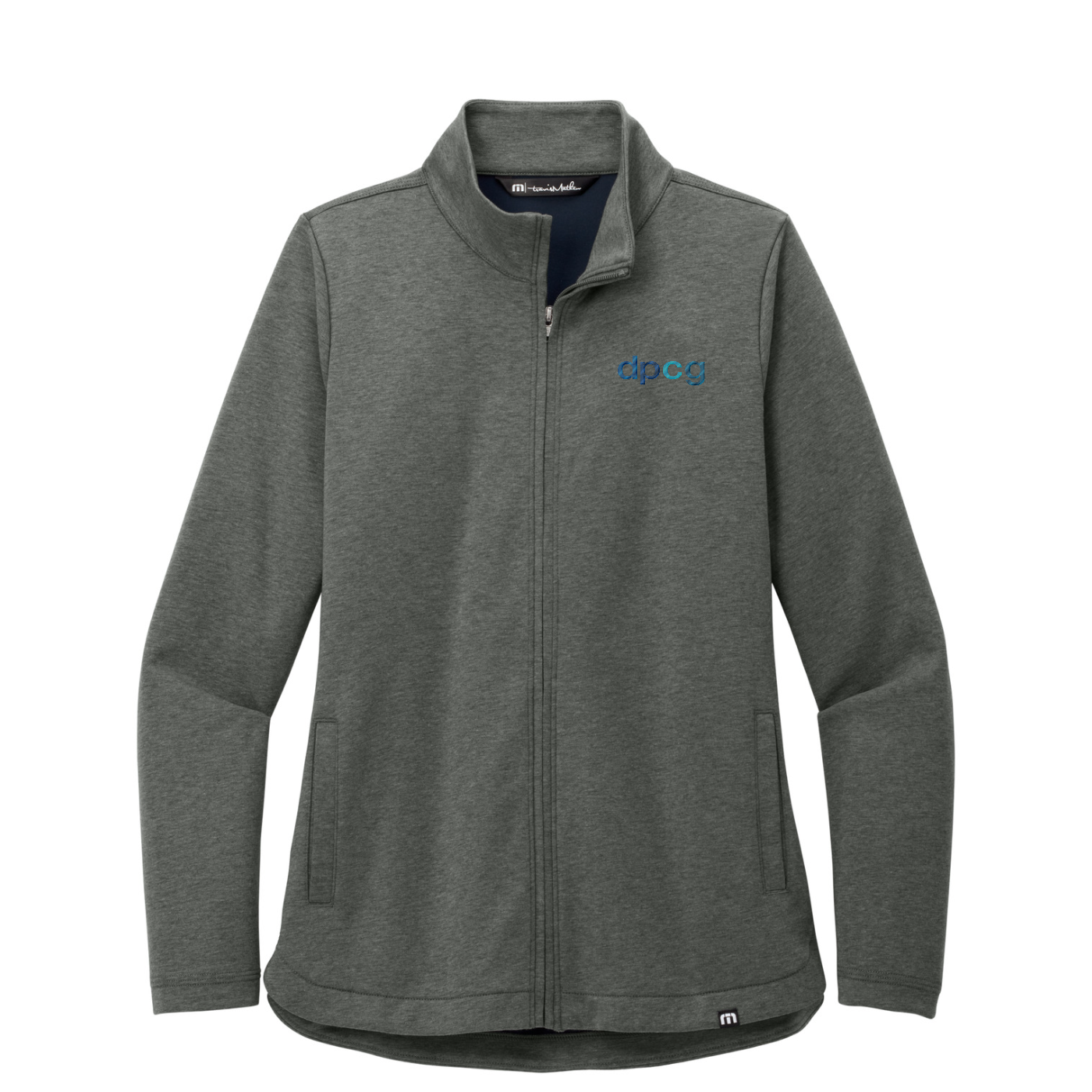TravisMathew Women's Coveside Full-Zip — Dark Grey Heather