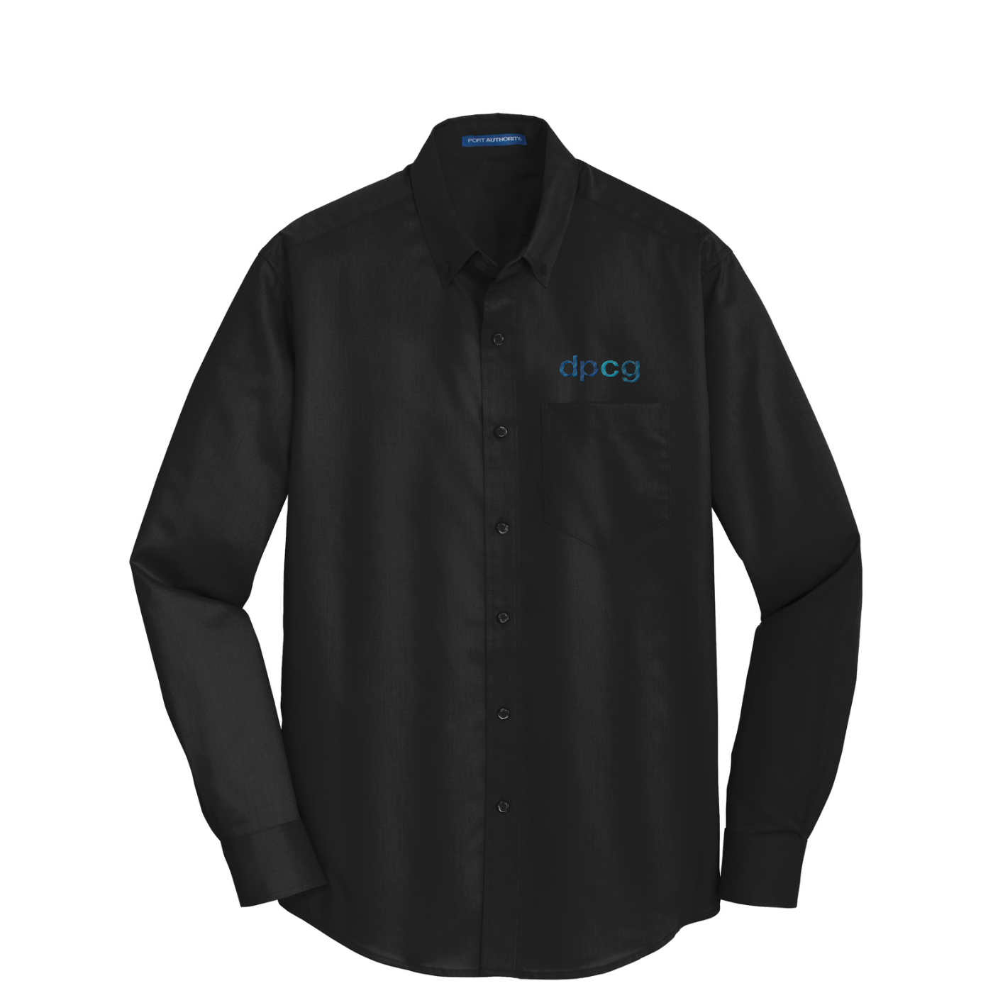 Port Authority SuperPro Twill Shirt — Black