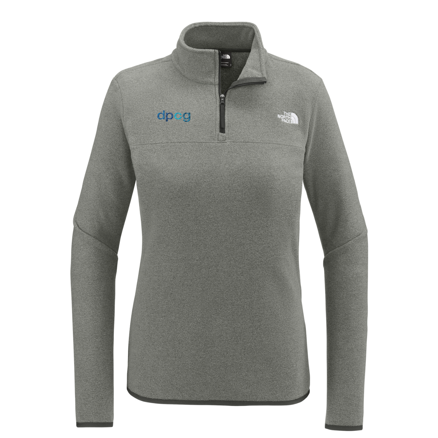 The North Face Women's Glacier 1/4-Zip Fleece — TNF Medium Grey Heather