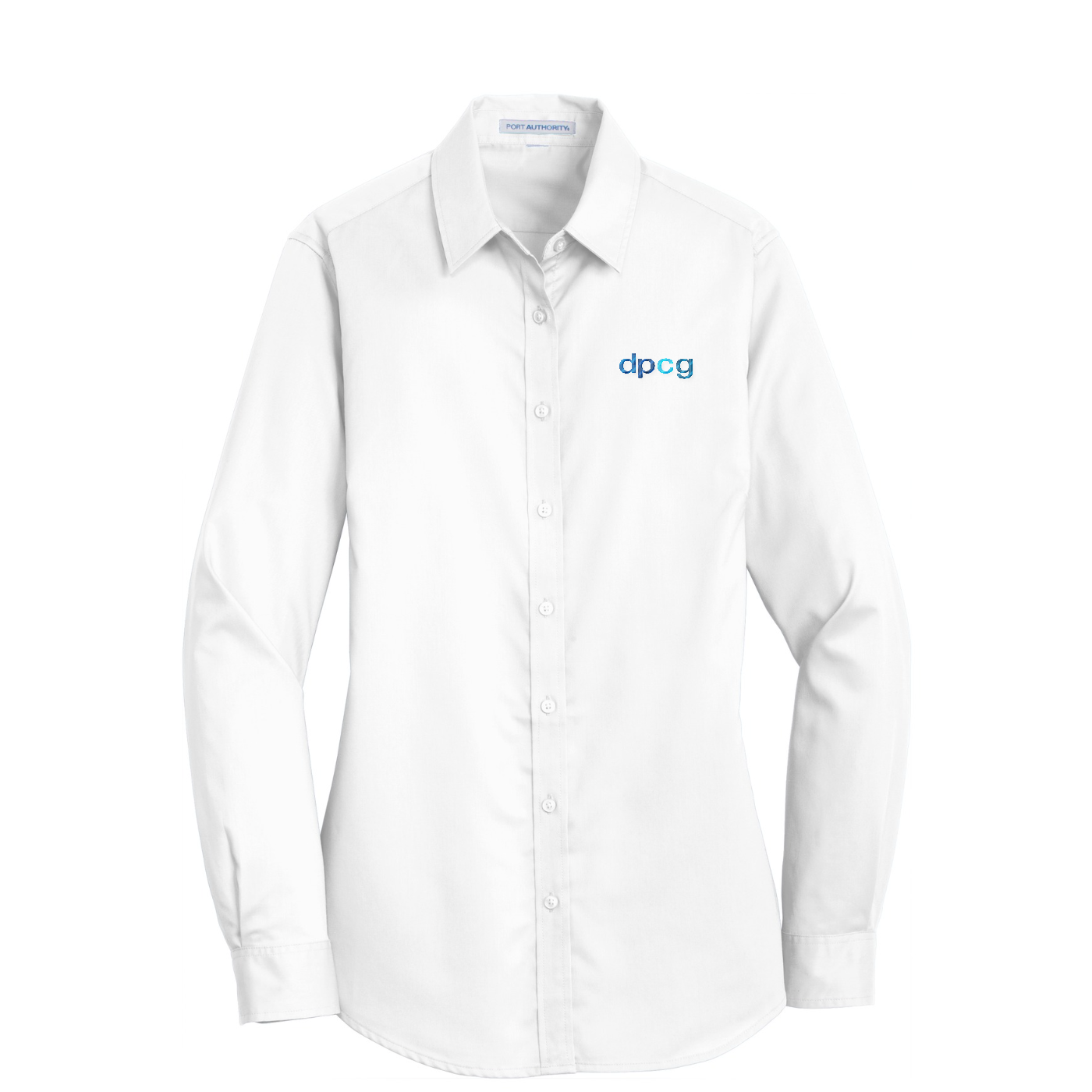 Port Authority Women's SuperPro Twill Shirt — White