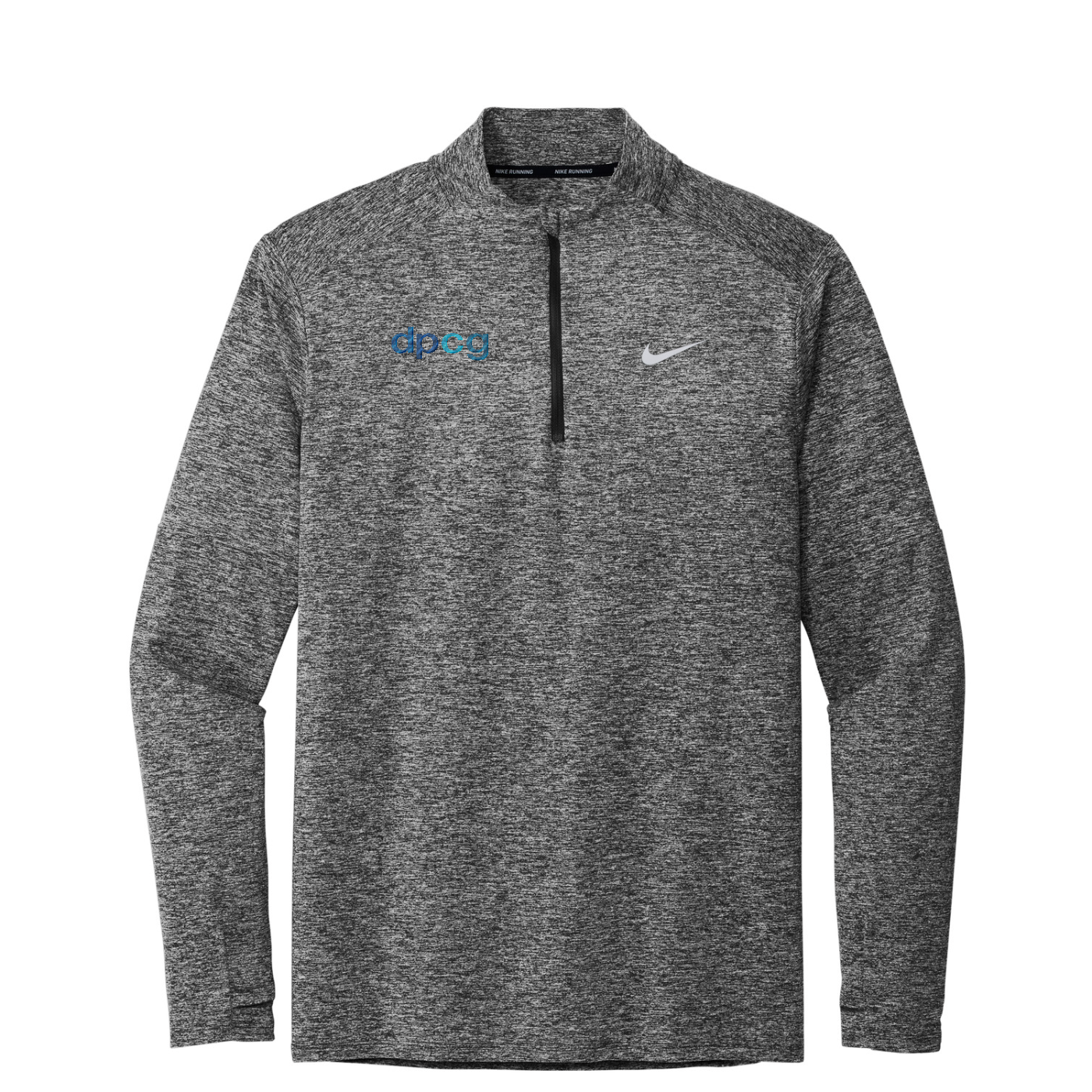 Nike Dri-FIT Element 1/2-Zip Top — Black Heather