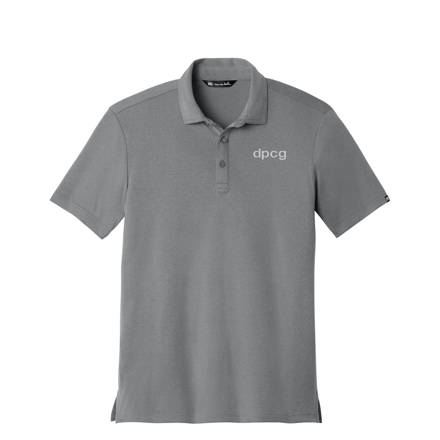 TravisMathew Coto Performance Polo — Quiet Shade Grey/ Black