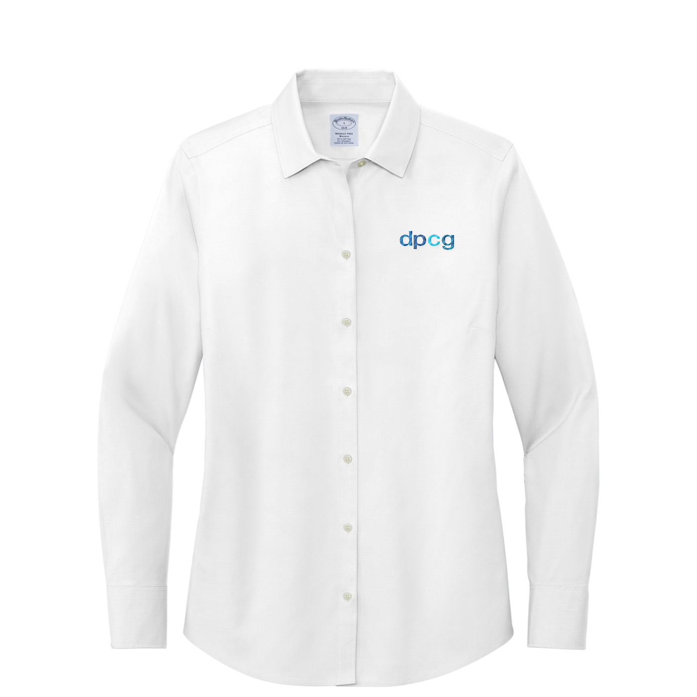 Brooks Brothers Women's Wrinkle-Free Stretch Pinpoint Shirt — White