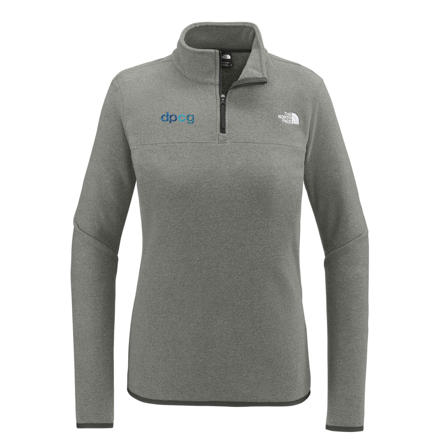 The North Face Women's Glacier 1/4-Zip Fleece — TNF Medium Grey Heather