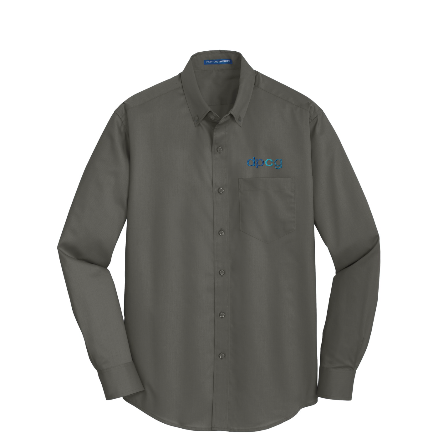 Port Authority SuperPro Twill Shirt — Sterling Grey