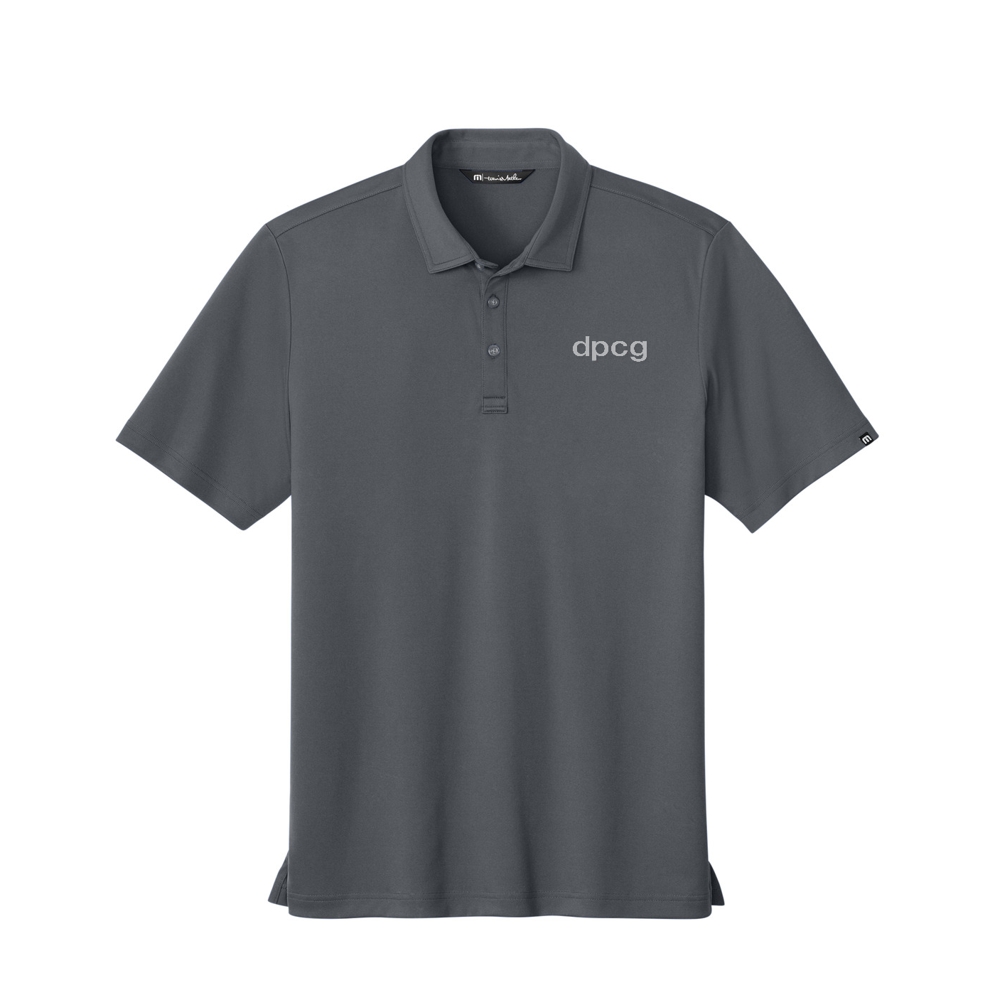 TravisMathew Coto Performance Polo — Quiet Shade Grey Heather